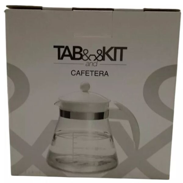 Tab And Kit Tetera Cafetera Vidrio 600 Ml Para Estufa - Imagen 2